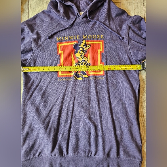 Disneyland Hong Kong •Size Large• Purple Minnie Mouse Pullover Hoodie Cotton - Picture 7 of 7